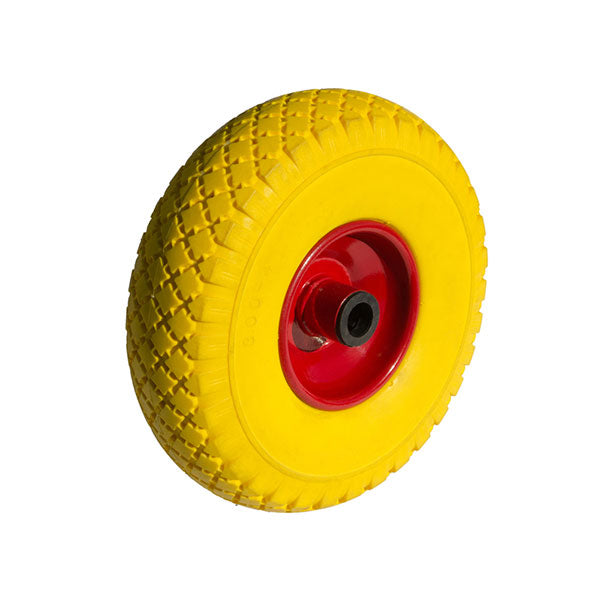 Anti-puncture wheels with SHEET METAL core in foam without inner tube for HAND TROLLEY - Spare parts wheels 3.00-4 (260x85) - FFP1107 Anti-puncture wheels with SHEET METAL core in foam without inner tube for HAND TROLLEY - Spare parts wheels 3.00-4 (260x85) - FFP1107